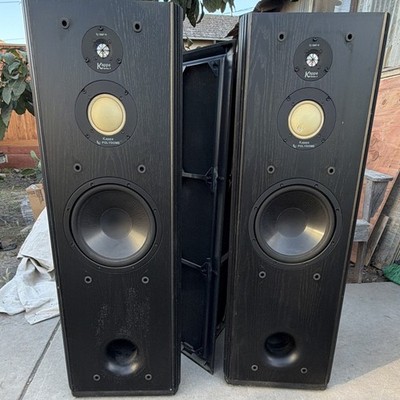 Infinity Kappa 7.1 Series II Floor Standing Speakers Pair Black 2.0 Wired