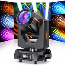 UKING 380W 20R Beam Moving Head Light DMX 48 Prism Rainbow Effect Stage Lights