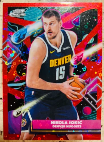 2025 Topps Cosmic Chrome Basketball Lunar Refractor Nikola Jokic #95