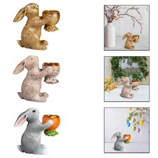 Candle Holder Figurine Home Living Room Decoration Desktop Table Centerpiece