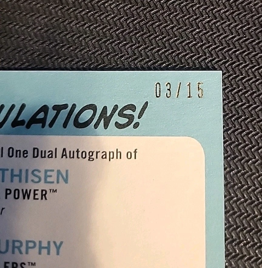 2014 Topps Heritage Minor League Dual Auto 03/15 Tom Murphy / Wyatt Mathisen - Image 3 of 3