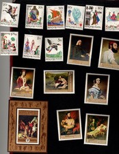 Hungary sc#1716-24,1820-6 #2015 Souvenir Sheet (1965-70) MNH