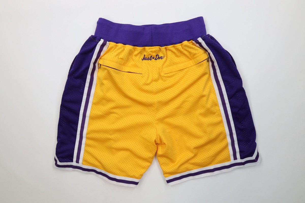 Just Don Mens Small 1996/1997 Los Angeles Lakers Basketball Shorts