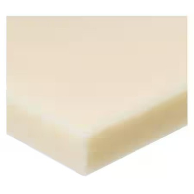 Off-White Nylon 6/6 Rectangle Stock 48'' L X 1-1/2'' W X 1'' Thick, Bulk-Ps-Nyl-176