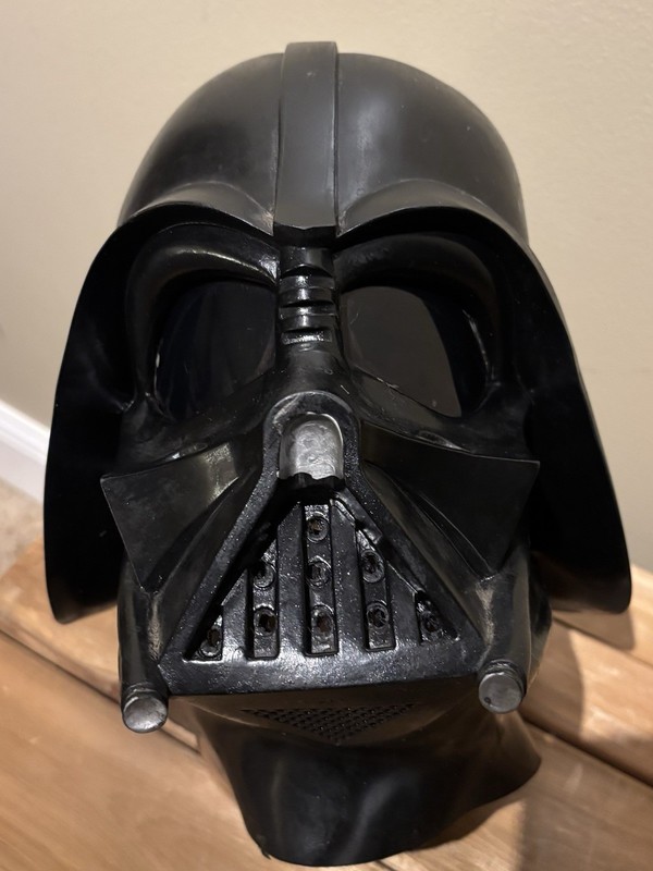 Vintage Rubber Star Wars Darth Vader Mask Helmet Collectible