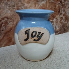 Tumbleweed Pottery "JOY" Decorative Vase 5"H
