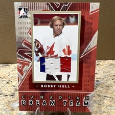2006-07 In the Game-Used CANADIAN DREAM TEAM Bobby Hull JERSEY GOLD /10!