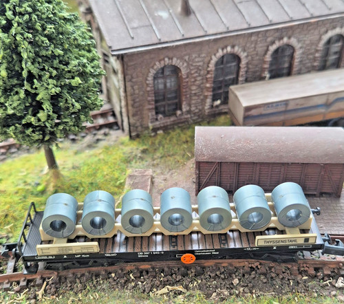 Arnold Rapido 4962 N Schwerlastwagen Thyssenstahl mit 7 Coils DB ohne OVP/2609 | Condition: Gebraucht