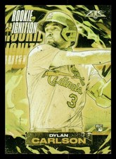 2021 TOPPS FIRE DYLAN CARLSON RI-3 MINT ROOKIE IGNITION ST. LOUIS CARDINALS