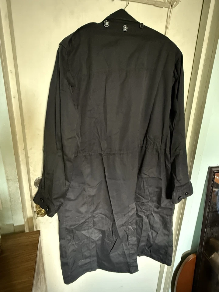 Gabardina Grande Balenciaga Paris Algodón Ligero Talla Grande Foto 2 de 3