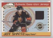 2001-02 Pacific Atomic Game-Worn Jerseys Jeff Shantz #7 b8c