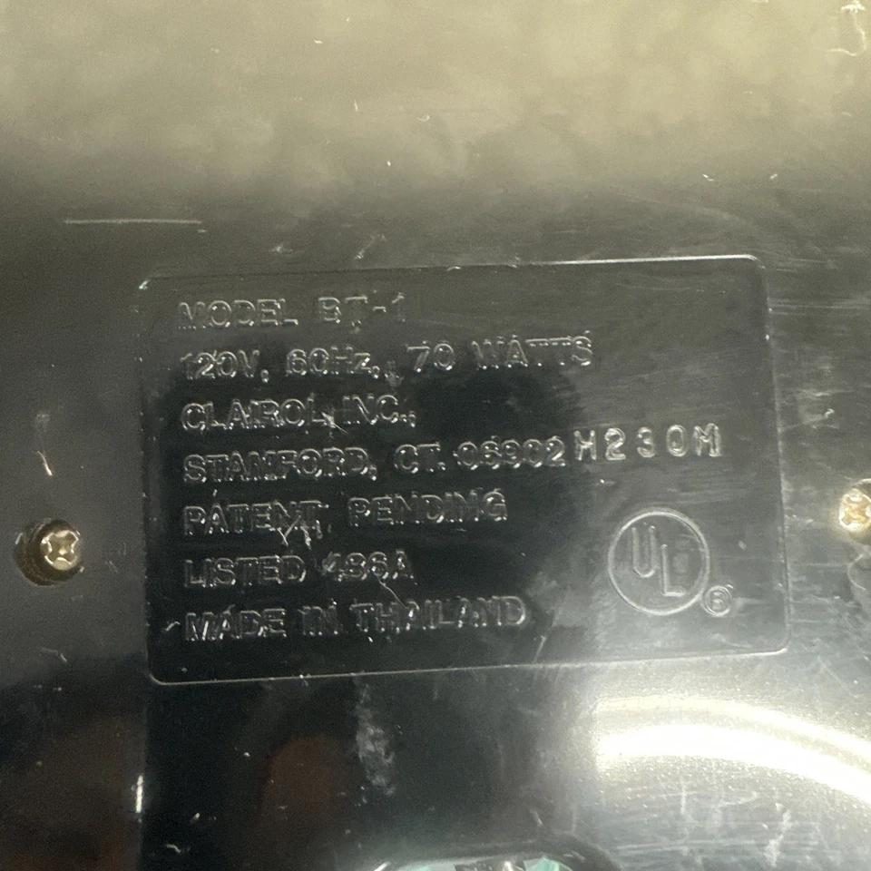 复古 Clairol Lock 'n Roll BT-1 Hairset Rollers 120V 70W 已测试工作 — 第 3/3 张图片