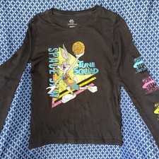 Kids Medium Space Jam Tune Squad T-shirt In Good Shape Bugs Bunny Basketball