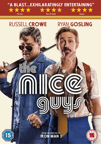 The Nice Guys DVD (2016) Ryan Gosling, Black (DIR) cert 15 Fast and FREE P & P - Afbeelding 1 van 2