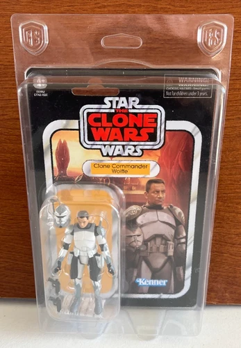 Star Wars The Vintage Collection Clone Commander Wolffe Clone Wars VC168 w/ Case