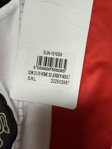 Camiseta de fútbol Sunderland AFC local 2025/26 Hummel nueva con etiquetas oficial para hombre 5XL - Imagen 4 de 6