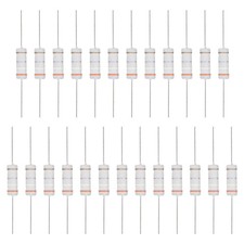 25Pcs 3 Watts 0.39R Ohm 5 Tolerance Metal Oxide Film Resistors