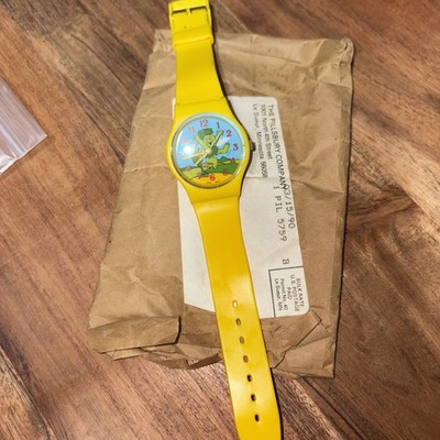 Vintage Green Giant Little Sprout Promotional Watch Japan Movement