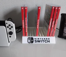 NINTENDO SWITCH GAME CASE HOLDER | HOLDS UP TO 12 GAMES | WHITE AND BLACK