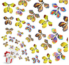 20 PCS Flying Butterfly Toy, Wind up Flying Butterfly Surprise Box Wind up Butte