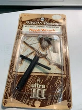 Ultra-Hi Products Deluxe Nipple Wrench Steel Black Powder Muzzleloader Black