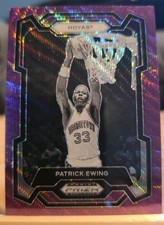 2024-25 Panini Prizm Draft Picks - Patrick Ewing #20 Purple Wave Prizm