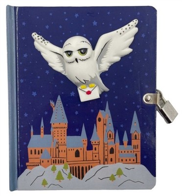 Harry Potter Hedwig Squishy Lock  Key Diary by Insight Editions HARDBACK