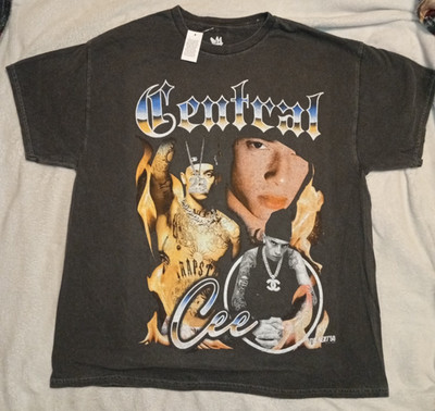 Central Cee Shirt Official Gr. L Y2K Neu Graphic Tee Rap 90s Hip-Hop Vintage