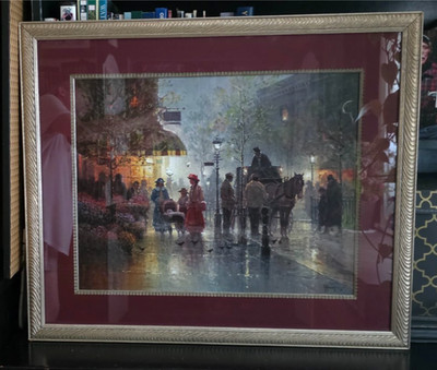G HARVEY Limited Edition Signed Numbered Framed Print THE BLESSING Nostalgic