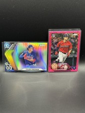 Tyler Freeman RC Lot (2)🔥 Chrome Pink /350 + Insert Guardians