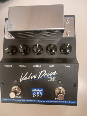 EBS Valve Drive DI Tube Overdrive Preamp Pedal Bass Guitar Effects Japan