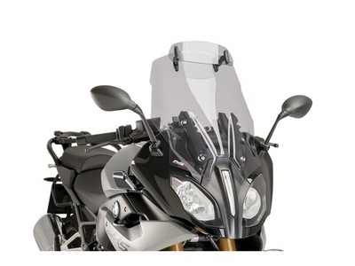 Puig Touring Plus Screen & Extender Light Smoke for BMW R1200 RS (15-18)