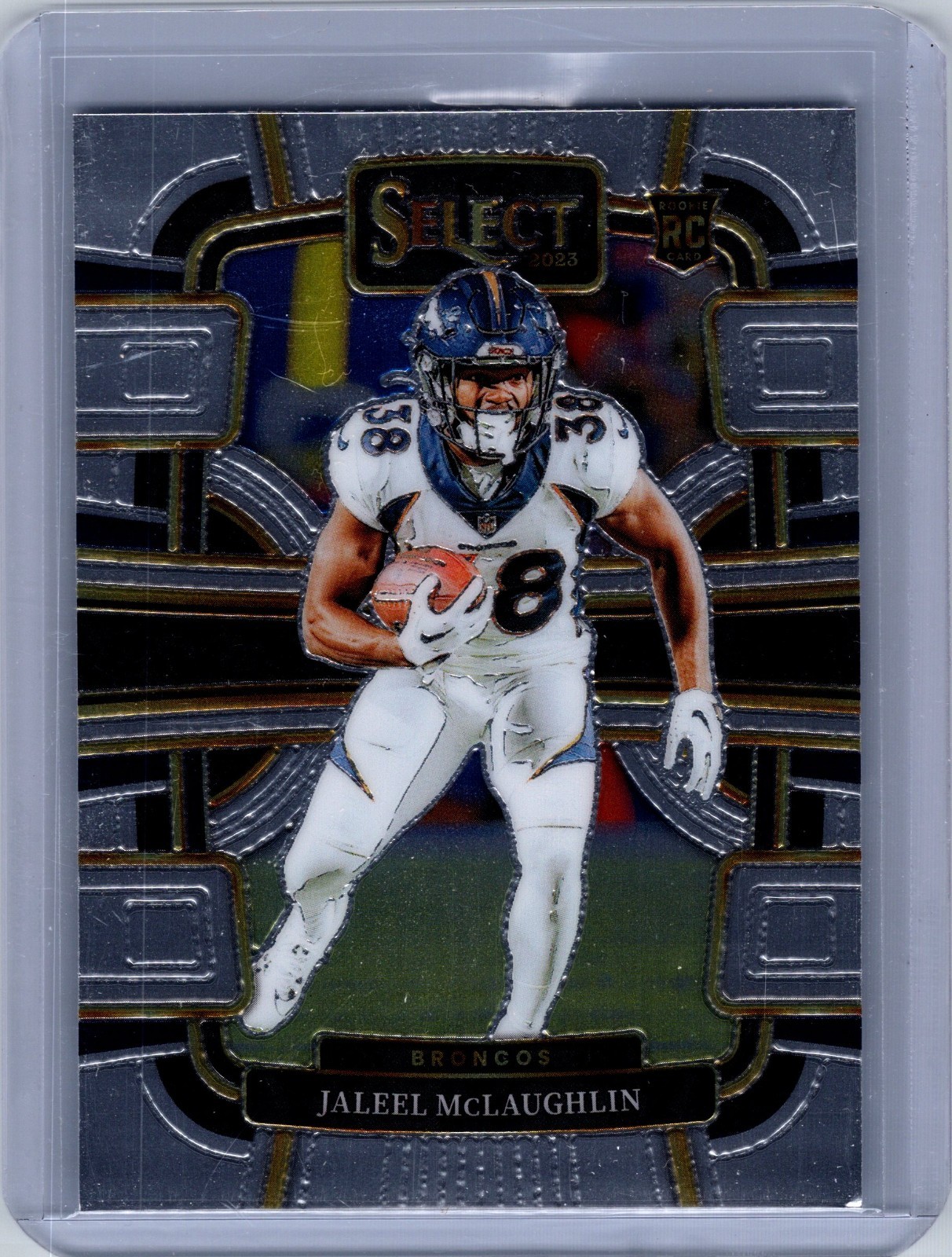 2023 Panini Select Football Jaleel McLaughlin #32 RC Concourse - Broncos