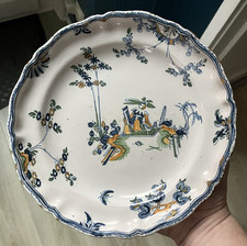 Ancienne Belle Assiette Faience XVIII-XIXéme Moustiers Alcora ?