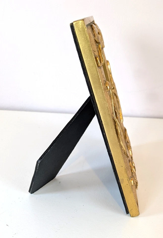 Ornate Gold Effect Photo Frame Small Rustic Vintage Shabby Chic 19cm Tall - Image 2 of 4