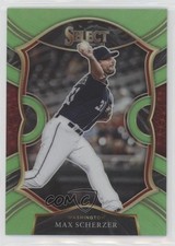 2021 Panini Select Concourse Neon Green Prizm /99 Max Scherzer #65 04br