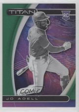 2021 Panini Chronicles Titan Green Prizm 33/75 Jo Adell #14 v9t