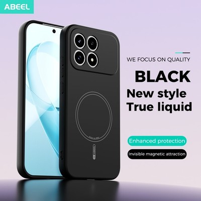 For Xiaomi Poco F8 Pro, Luxury Wireless Charge Soft Liquid Silicone Cover Case