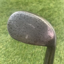 Antique Hutchison Niblic with Fern Hickory Shaft RH 36.5"  D6 54* 1890 Stamp