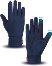 Lightweight Touchscreen Running Gloves for Men Women Non-Slip Glove Liners