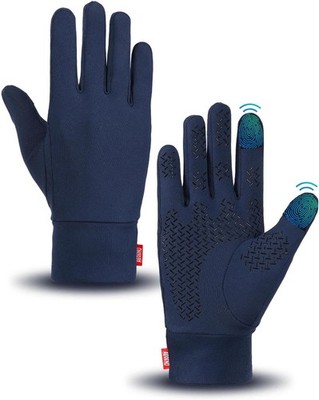 Lightweight Touchscreen Running Gloves for Men Women Non-Slip Glove Liners