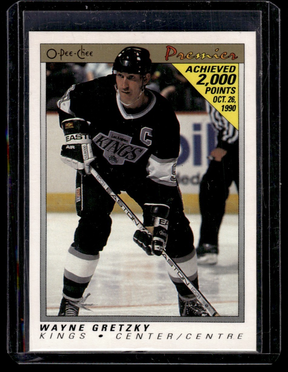 1990-91 O-Pee-Chee Premier Wayne Gretzky Los Angeles Kings #38
