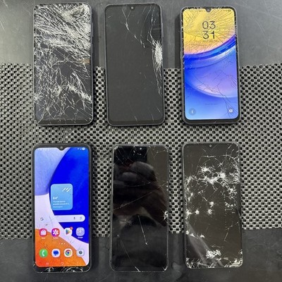 Lot Of 6 Samsung Galaxy A16 5G 128GB / A15 5G 64GB / A14 / A13 Parts Only C20
