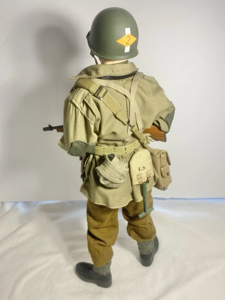 WW2 American Machine Gunner Smoke Grenadier1:6 Soldier Dragon Models M1 Thompson - Image 4 of 4