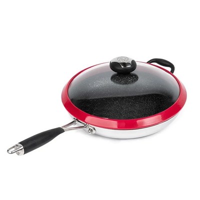 Royal Prestige Stainless Steel Sartén de 12''  30 cm tapa cristal