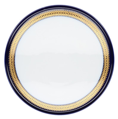Tortenplatte Thomas Rotunda Kobalt Goldbordüre