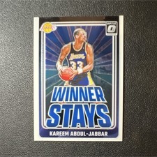 Kareem Abdul Jabbar Panini 2024-25 Donruss Optic Winner Stays Los Angeles Lakers