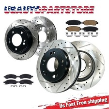 Front Rear Rotors Brake Pads Kit For Chevrolet Traverse 2009 2010 2011 2012 2013
