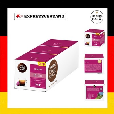NESCAFÉ DOLCE GUSTO Espresso Kaffeekapseln 3er Pack (90 Kapseln)