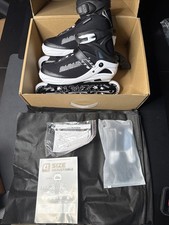 Papaison Inline Skates XL Men  s 7-10.5 / Women  s 9-12 Black.